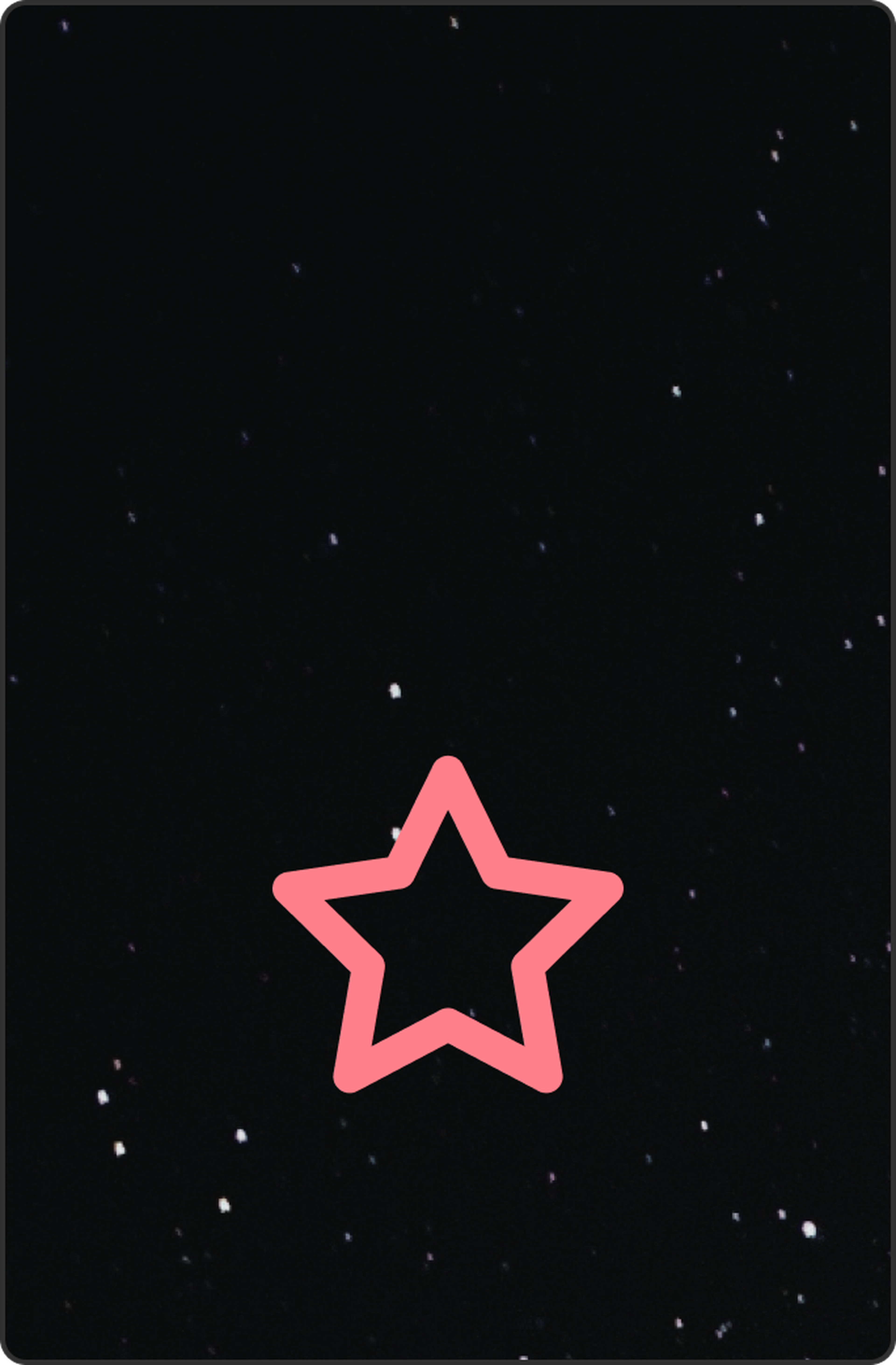a star icon