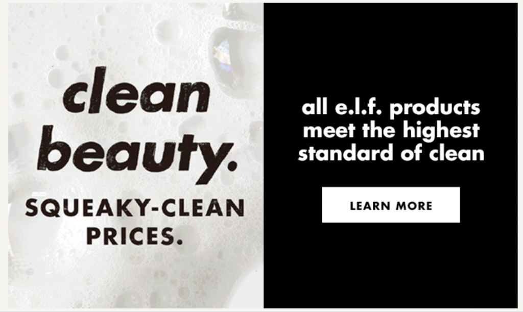 e.l.f. Cosmetics Commits To 100% Clean Beauty